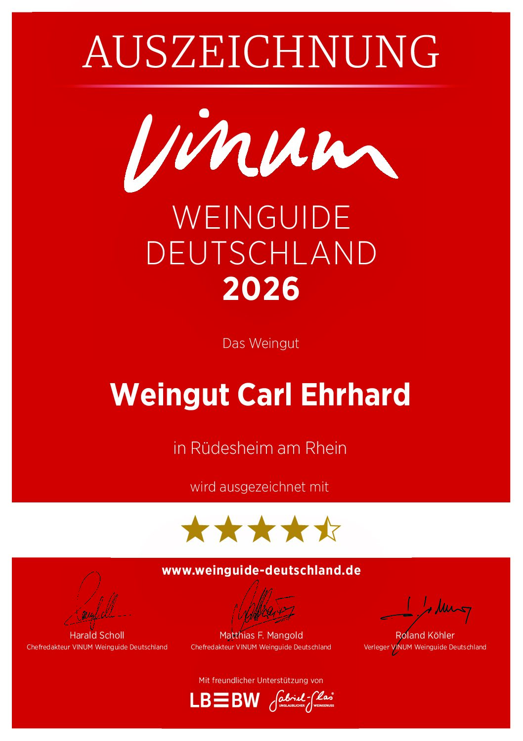 Foto 2 von Weingut Carl Ehrhard